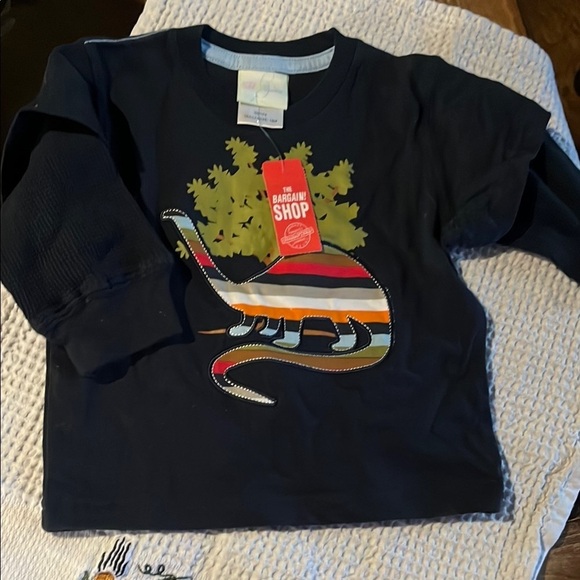 Kids Dinosaur Graphic Long Sleeve Shirt - Picture 1 of 6